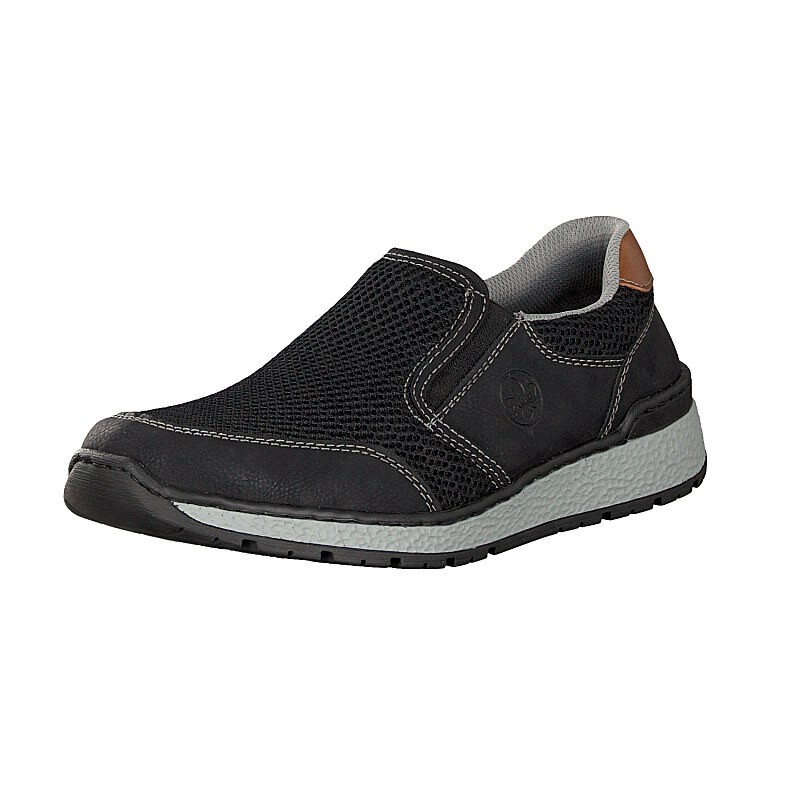 Slip On Rieker B9072-00 Para Homem - Pretas